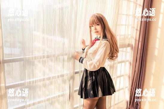 校服魅力无限，Yoko宅夏美图壁纸展现少女心的妹汤物语.txt