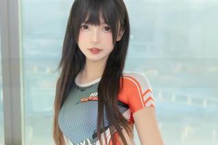 神楽坂真冬摄影图库精选：绝对企画-柴郡cos《纯色庭院》的缤纷色彩与唯美意境.txt